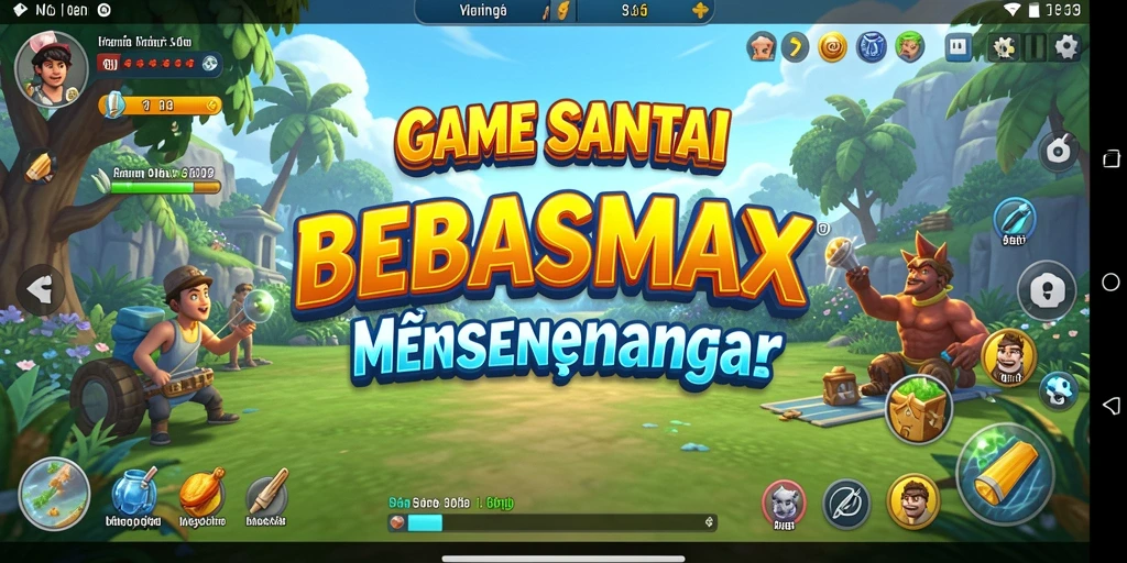 Tangkapan layar dari gameplay BEBASMAX yang menyenangkan.