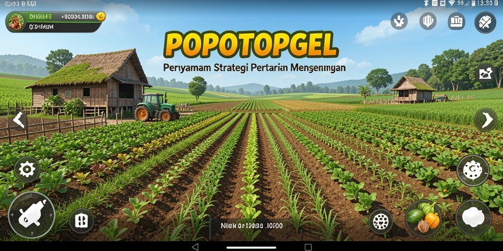 Tampilan gameplay yang seru dan interaktif di POPOTOPGEL.