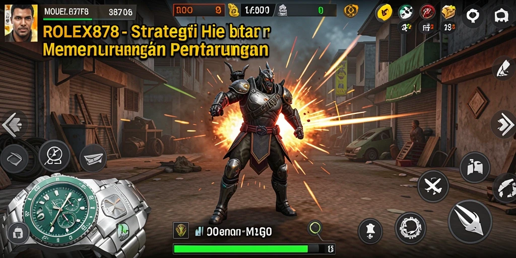 Tampilan gameplay epik di ROLEX878 yang penuh strategi.