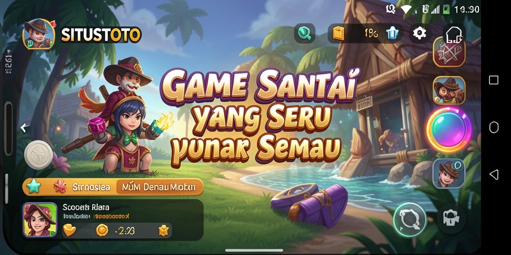 Tampilan gameplay seru dan menghibur dari SITUSTOTO.