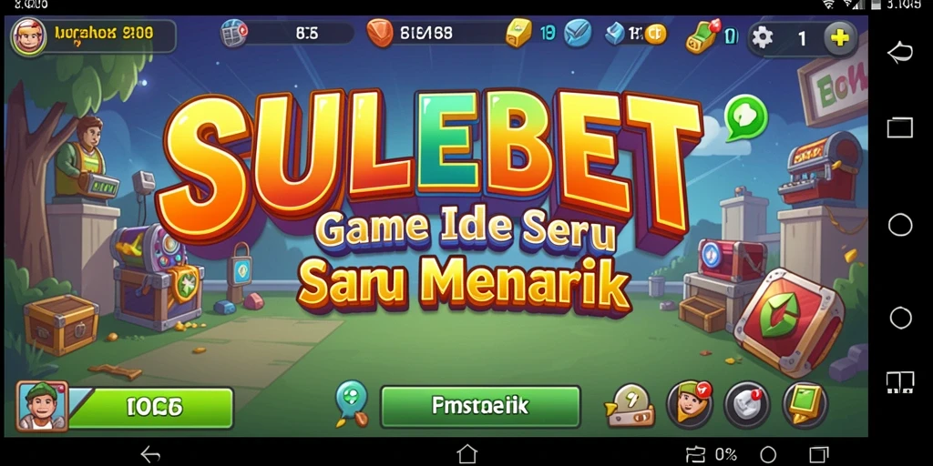 Tampilan gameplay SULEBET yang menonjolkan aksi Idle yang seru.